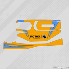 EOS ROTAX MAX EVO BATTERY BOX STICKER KIT - KARTING