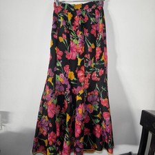 Vintage 1970s Psychedelic Flower Power Purple Hippie Bell Bottom Pants Palooza