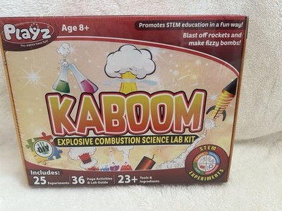 Playz KABOOM Explosive Combustion Science Lab Kit New -Sealed