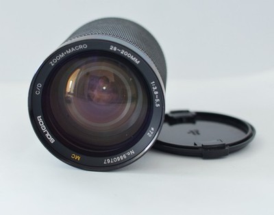 Soligor 28-200mm 3.8-5.5 MC Zoom Macro C/D Objektiv Contax Yashica
