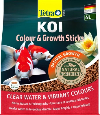 Tetra Pond Koi Sticks Colour & Growth 4 L  Fischfutter