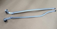 55 56 1957 Thunderbird Original Windshield Wiper Linkage With Chrome Bezels 55 56 1957 Thunderbird Original Windshield Wiper Linkage With Chrome Bezels