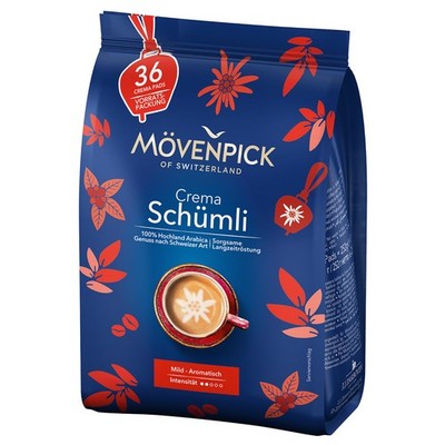 Mövenpick SCHÜMLI Kaffeepads, 6x36 Stück