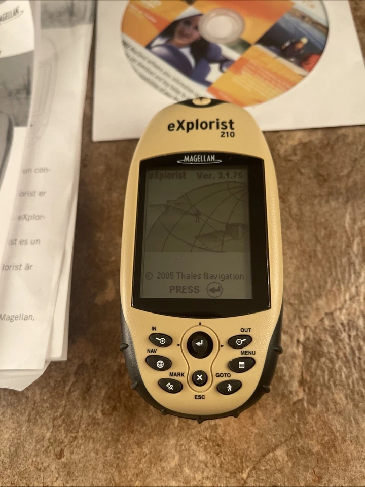Magellan eXplorist 210 Waterproof Hiking GPS Handheld Navigation Device - Image 2 of 4