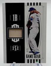 2021 Panini National Treasures Pujols Game Gear Relic Patch 3/5 #GG-AP Dodgers