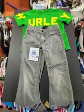 Boys Size 5 Hurley Jeans And T-shirt Set.