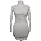 Oh Polly, robe, taille : S, blanc, élasthanne/polyester, unicolore, femme #c7F