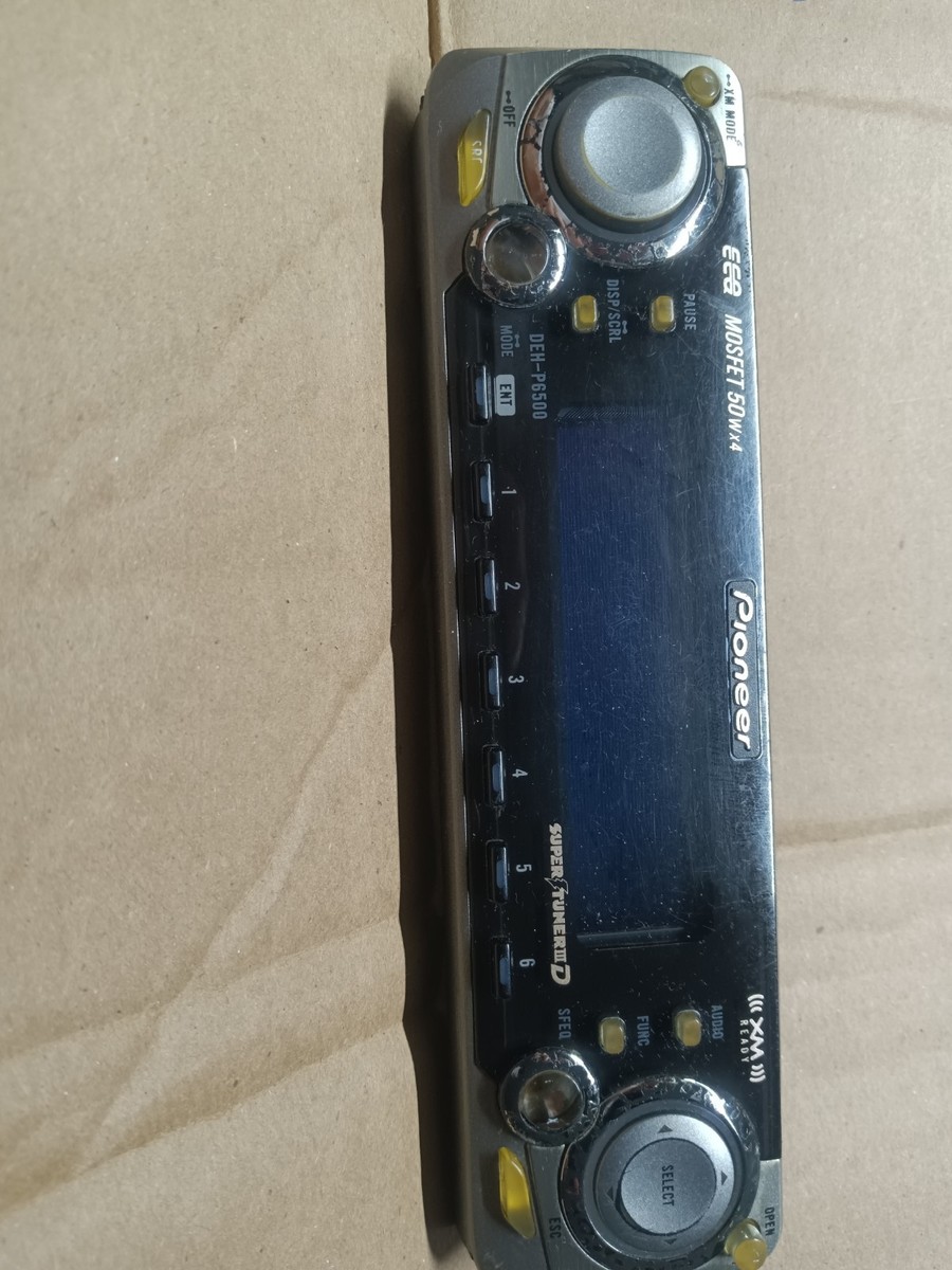 PIONEER DEH-P6500MP Face Plate Only OEM Dolphins Graphics | eBay