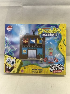 SpongeBob SQUAREPANTS Krusty Krab Snap & Switch Construction Set New Nickelodeon