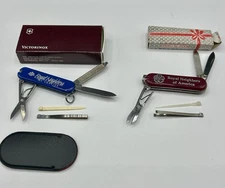 VICTORINOX ROYAL NEIGHBORS SWISS ARMY KNIVES LOT OF TWO