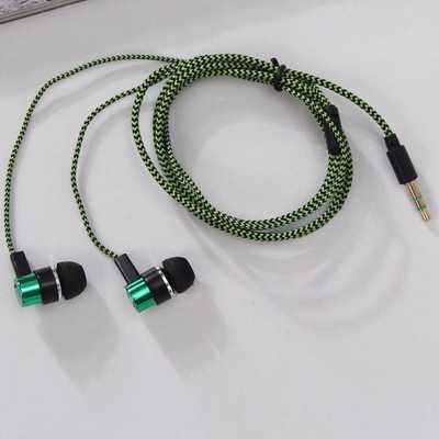 High Sensitivity Music Playing Earphone Bass Stereo Sound 1.2 M Cable Length