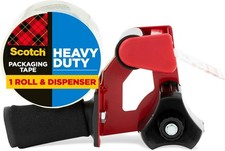 3M Scotch Tape Gun Dispenser with 1 Heavy Duty 3850 Shipping Packaging Rolls NEW