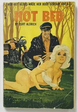 HOT BED Curt Aldrich (Idle Hour, 1966) Greenleaf MILLSAP Cover Sleaze GGA RARE