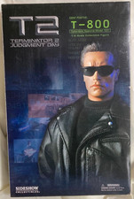 Figurine Sideshow Terminator 2 T-800 échelle 1/6 T2 Judgment Day d'occasion
