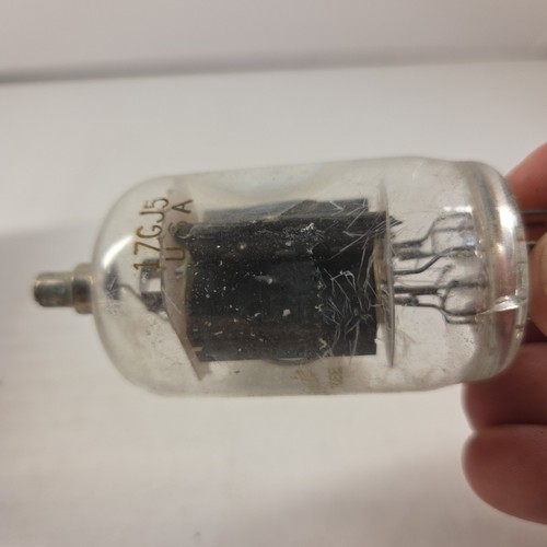 Tubo elettronico vintage GE 17GJ5 non testato RIMBORSO SE È MALE - Foto 7 di 15