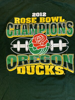 Oregon Ducks 2012 Rose Bowl Champions TShirt Tri-Lake Men Size Large
