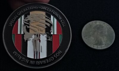 Special Operation Fusion Cell OEF OIF NSA CIA FBI SEAL Blackwater Challenge Coin
