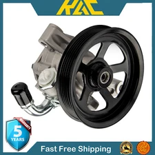 Power Steering Pump w/ Pulley For 2008-2017 Buick Enclave Chevy Traverse 3.6L V6