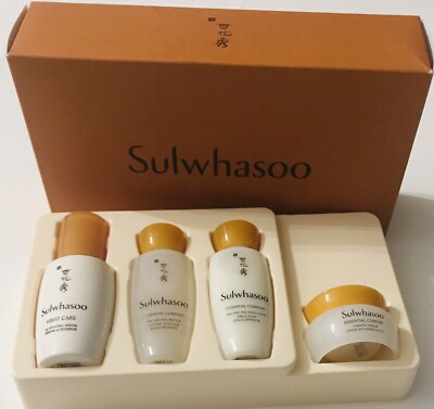 SULWHASOO Essential Comfort Basic Kit Serum lotion cream￼ Travel. Size ￼new