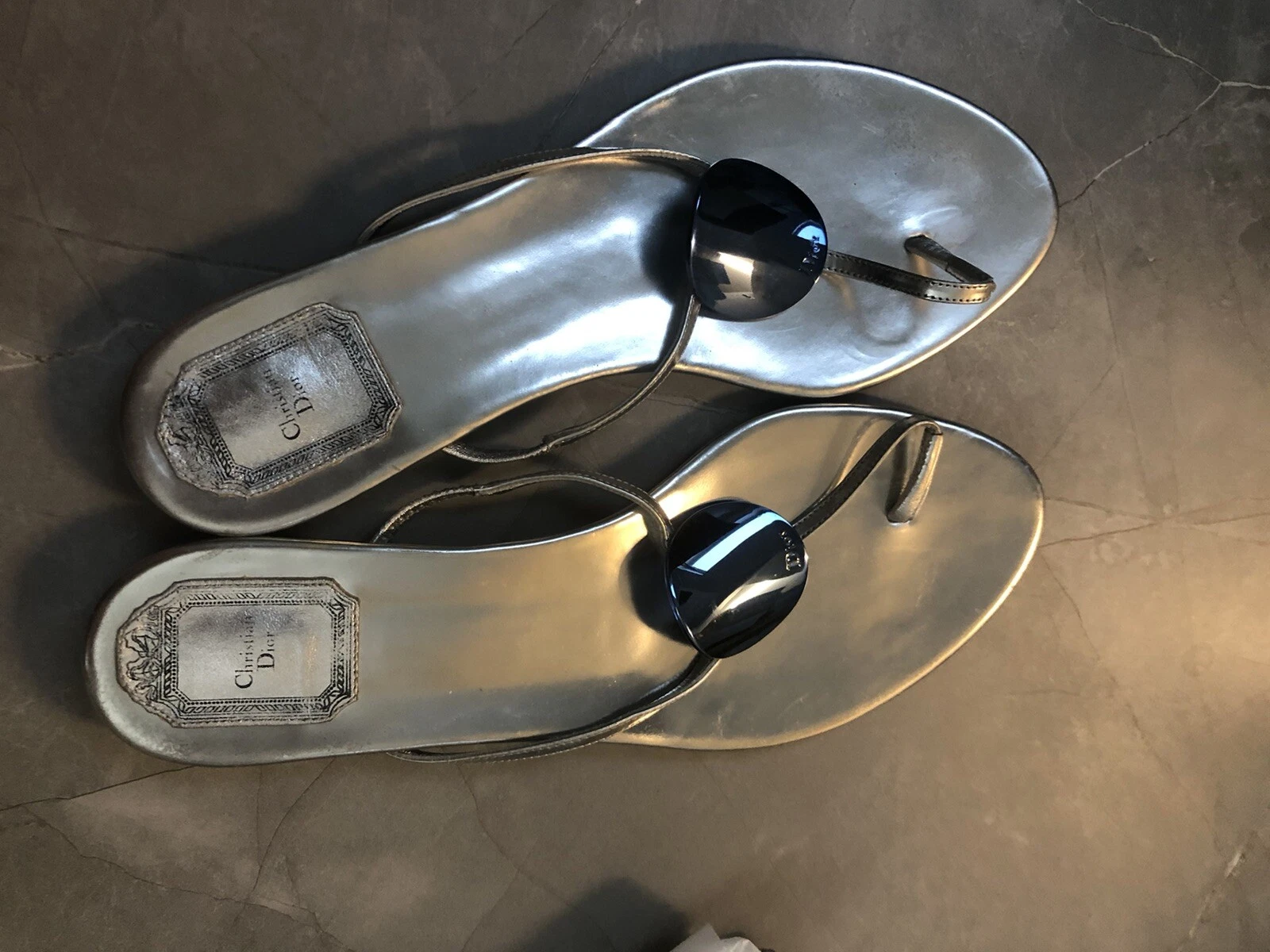 Chaussures CD Dior Taille 40, Royaume Uni 7, Sandales, Vacances, Rare