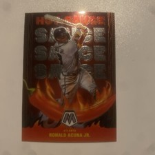 2022 Panini Mosaic - Hot Sauce Mosaic Prizm #HS-4 Ronald Acuña Jr.