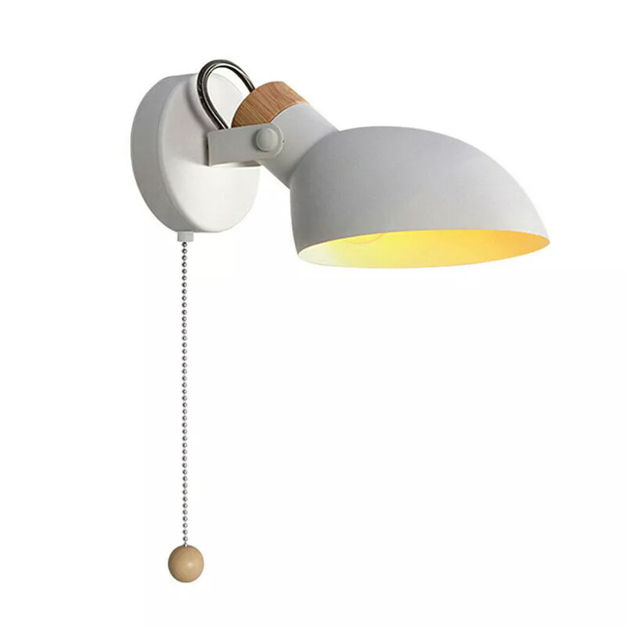 Pull chain light fixture wall mount hotsell