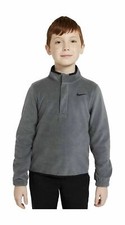 NWT Boys Nike Therma Victory Golf Pullover Gray Size SMALL Free Ship MSRP: $55