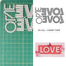 Letter Metal Cutting Dies Scrapbooking Paper Crafts Embossing Stencils Mould Cut