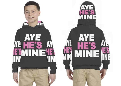 New Kids Hoodie Aye Hes Mine - Picture 3 of 4