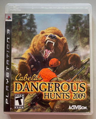 Cabela's Dangerous Hunts 2009 (PlayStation 3, 2008) PS3 - Complete CIB w Insert