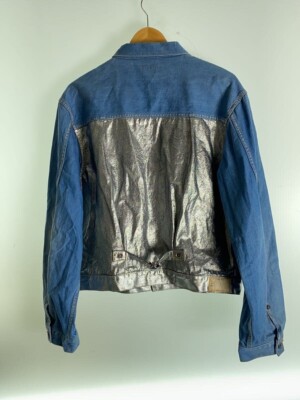 KAPITAL men's 12oz Denim Glitter 2 Tone Jacket G-Jean Size 3 KAPITAL men's 12oz Denim Glitter 2 Tone Jacket G-Jean Size 3