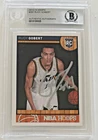 RUDY GOBERT 2013-14 NBA Hoops #287 Signed Slabbed Certified Beckett AUTO Rookie