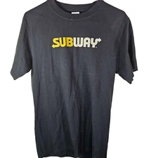 Port Company Black Subway Employee Shirt S
