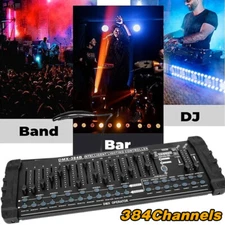 DMX 512 384 Channels Operator Console Controller For Stage Lighting DJ Party