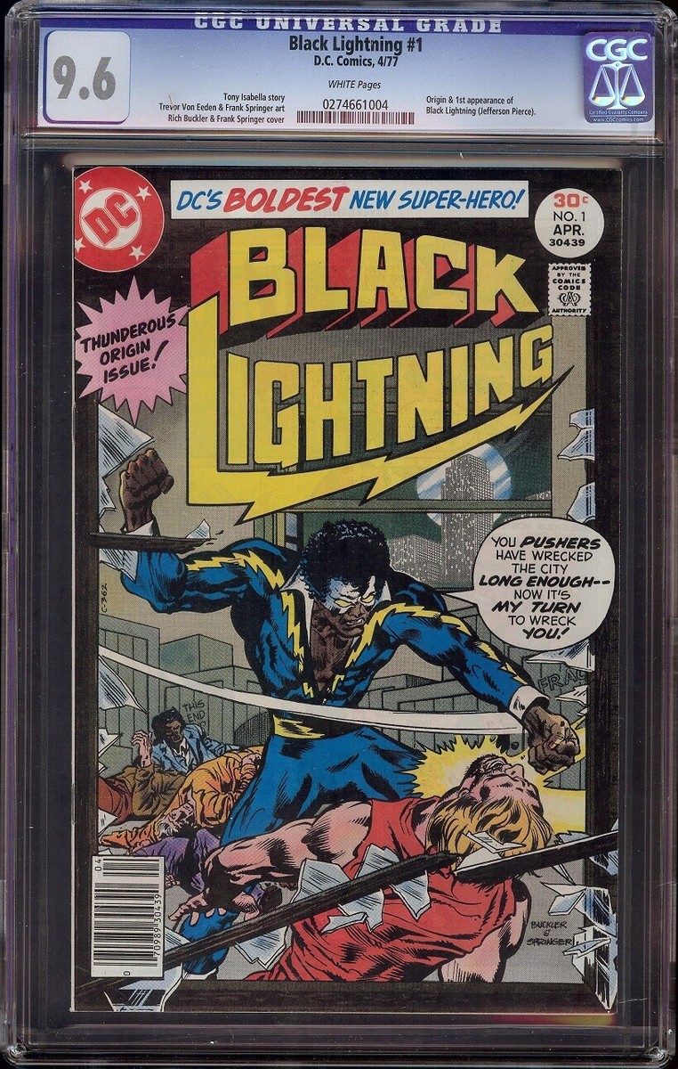 Black Lightning # 1 CGC 9.6 White (DC, 1977) 1st appearance Black
