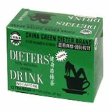 Dieters Tea China Green  12 Bags By Uncle Lees Teas
