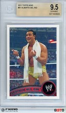POP 1: Alberto Del Rio RC BGS 9.5: 2011 Topps WWE Rookie Gisto Alberto El Patron