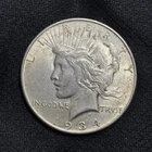 1934 D Peace Silver Dollar AU Almost Uncirculated Nice Example