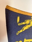 Vintage 1950 Bluefield State Big Blue Virginia University Pennant 10.5x27.5 Inch — photo 5