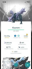 Shiny Kyurem White Background - Pokémon Trade Go