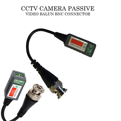 CCTV Camera Passive BNC Video Balun Coax CAT5 to UTP