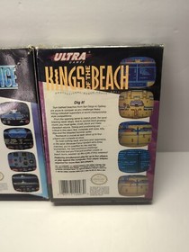 Kings Of The Beach & Silent Service NES Nintendo ULTRA W/BOXES LOOK 2 GAMES! 