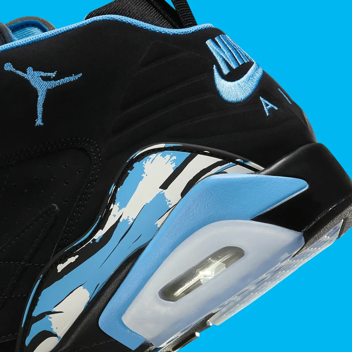 Size 9.5 - Jordan MVP Black University Blue for sale online