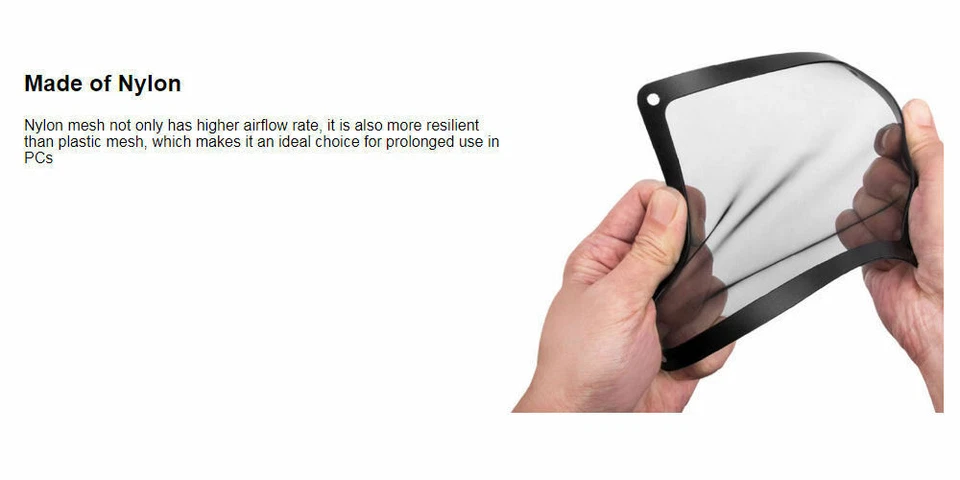 Silverstone SST-FF143B-3PK (Black, 3Pack) Ultra Fine 140mm Magnetic Fan Filter - Image 2 of 3