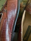Stacy Adams Cognac Brown Snake Leather Tassel Loafers 9M  ABTUC — photo 9