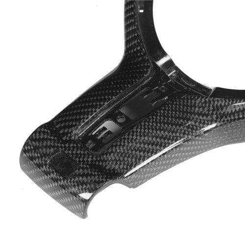 Carbon Fiber Steering Wheel Trim Cover Direct For F20 F22 F30 F32 F10 F06 F15 - Picture 8 of 14