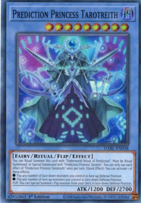 Yu-Gi-Oh! Prediction Princess Tarotreith 1st Ed. DABL-EN038 Super Rare NM/LP x1