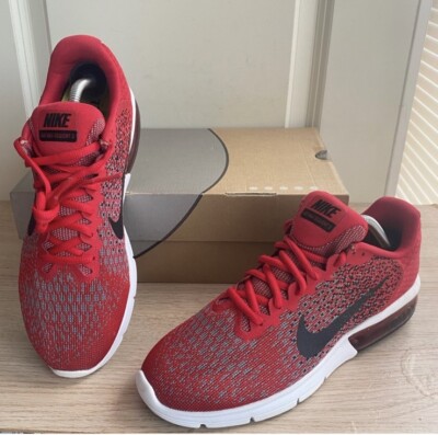 Nike Air Max Sequent 2 Mens Sneaker Running Shoes Red/Black  display picture 1