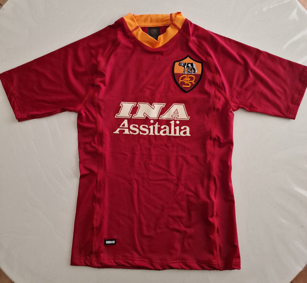 MAGLIA AS ROMA SHIRT CELEBRATION JERSEY SCUDETTO 2001 LIMITED EDITION+BOX SIZE S