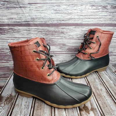 Sperry saltwater duck boots waterproof 